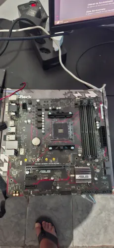 Placa-Mãe - Com Defeito - ASUS Prime B450M Gaming/BR, AMD AM4, mATX, DDR4