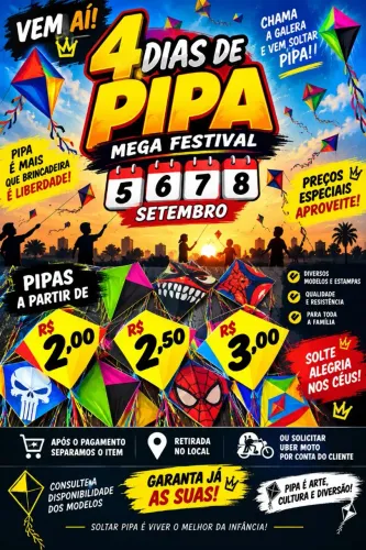 MEGA FESTIVAL DE PIPAS APARTI 2,00