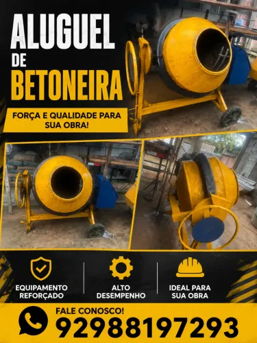 Aluguel betoneira 