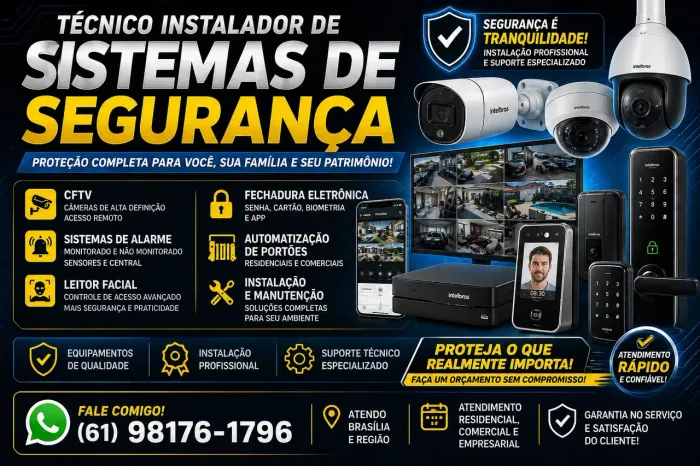 Técnico em Segurança eletrônica