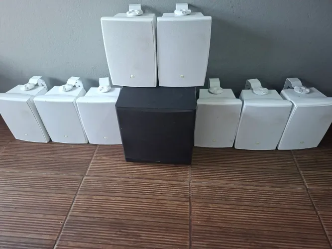 Caixas de som jbl ambiente para ate 500m2