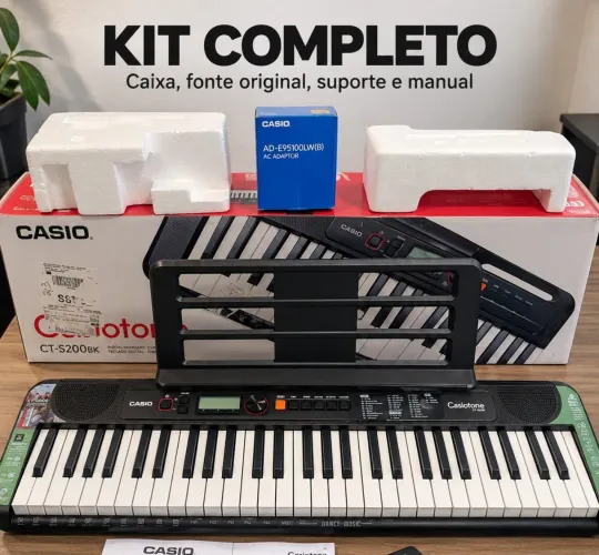 TECLADO CASIOTONE CT-S200BK