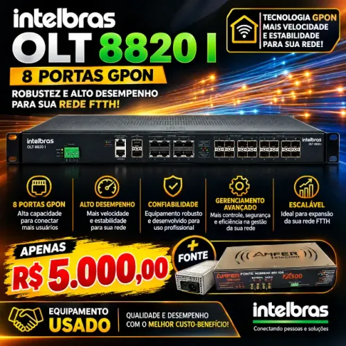 OLT GPON INTELBRAS 8820i