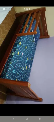 Cama de Solteiro com colchão completamente NOVOS