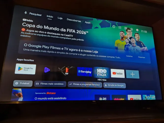 Smart TV TCL 40 Polegadas 4K UHD
