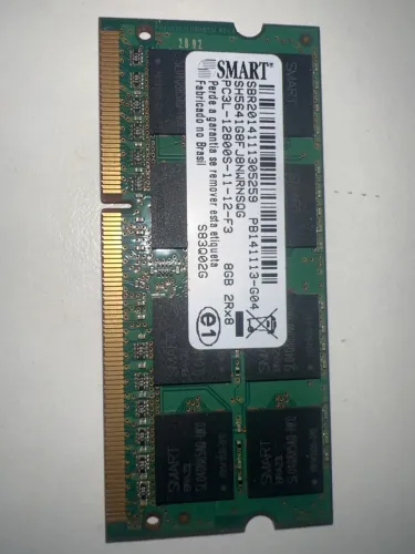 Memória RAM para notebook SMART de 8 GB DDR3L 1600 PC3L-12800S