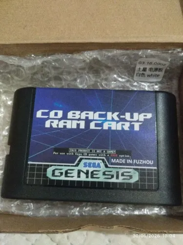 Cartucho Backup RAM Sega CD