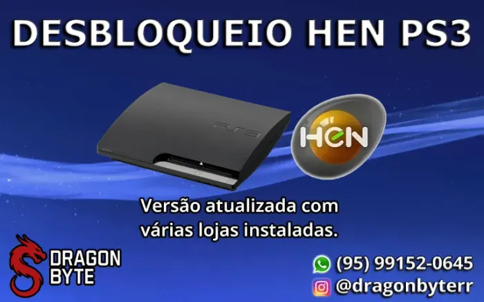 Liberação PS3 Hen - Dragon Byte RR