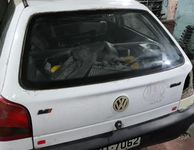 Tampa de mala Traseira VW Gol G2 Bola Completa Perfeito Estado Tampa Traseira Gol Bola G2