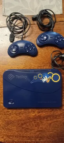 Master System Evolution TecToy Sonic + 2 Controles ? 100% Funcionando