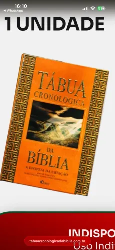 TÁBUA CRONOLÓGICA DA BÍBLIA