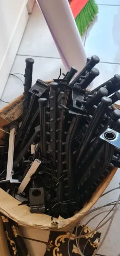 Ganchos para loja painel ferro