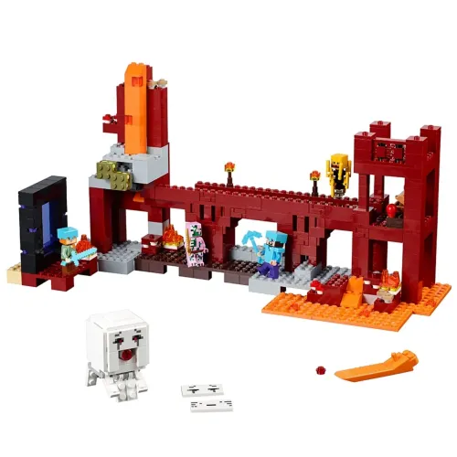 LEGO Minecraft 21122 The Nether Fortress Completo + Manual Original