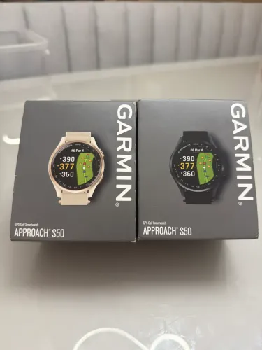 Relógio Garmin Approach S50 Golf 43mm Black e White