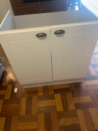 Balcão de cozinha sem tampo