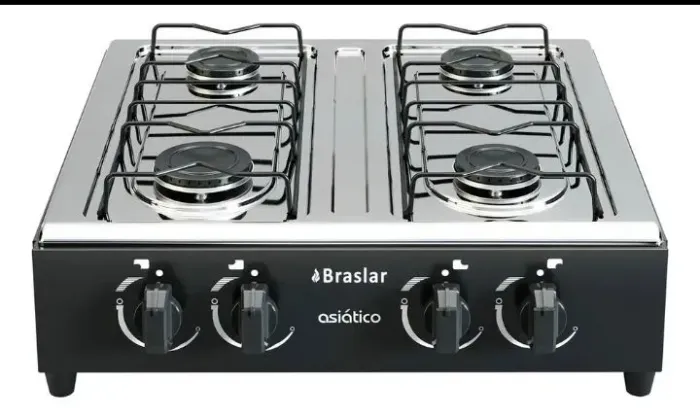 Fogão portátio 4 Bocas / Sem forno.
