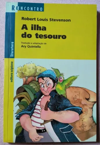 Livro "A Ilha do Tesouro", de Robert Louis Stevenson (Editora Reencontro)