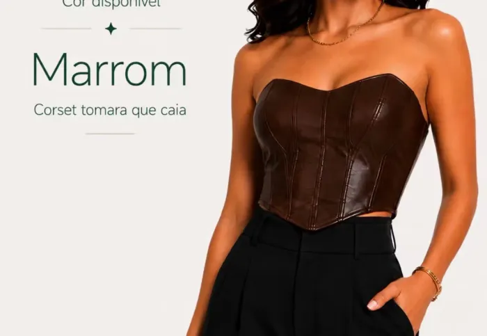 Corset marrom