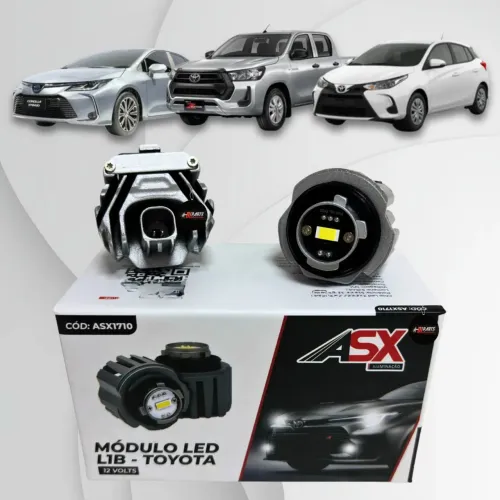 Par De Módulo Led L1b Toyota 12v 50w 5000 Lumens 6000k Asx
