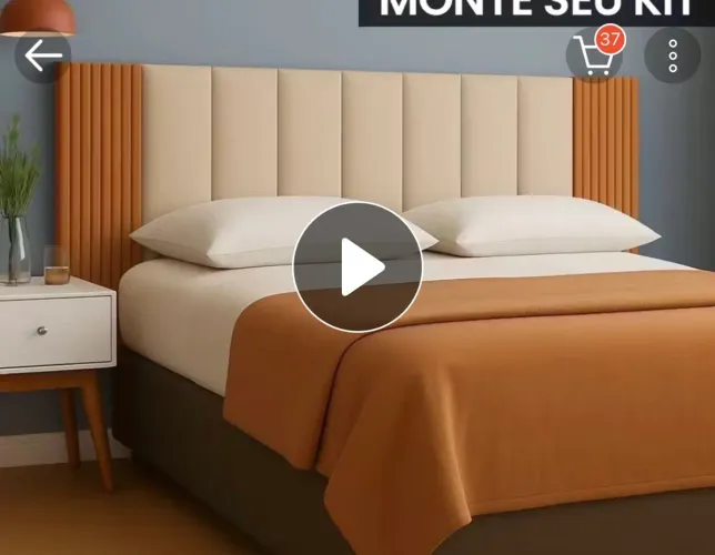 Cabeceira de cama nova!