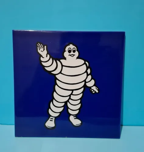Azulejo Vintage Michelin Raro Item de Colecionador(Leia a descrição)