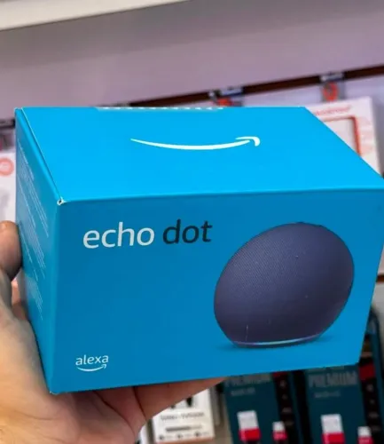 Alexa Echo Dot 5° Geração - Azul - Lacrado / Original