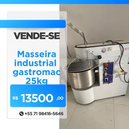 Masseira industrial gastromac 25kg
