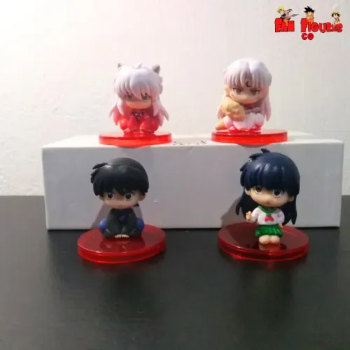 Anime inuyasha figura - conjunto de 4 pcs
