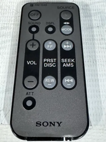 Controle Sony para som automotivo linha Sony na oferta só 50,00
