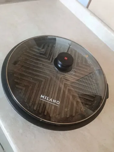Grill MILANO COM MARCAS DE USO NA CHAPA 40 CM COM FIO , FUNCIONANDO