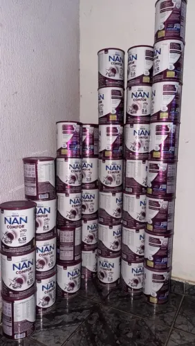 Lata de leite vazia para fazer lembrancinhas e artesanato 