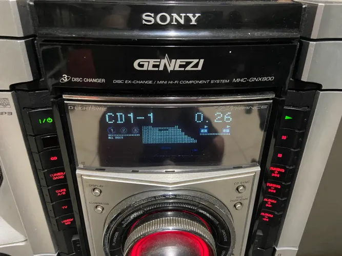 Central módulo Sony MHC GNX 800 DEFEITO