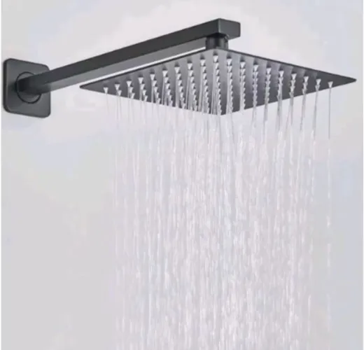 Chuveiro Duxa 20x20 Inox Preto