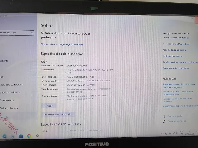 Notebook positivo