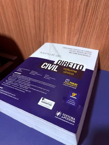 Livro Manual de Direito Civil - Nelson Rosenvald/Cristiano Chaves 2023/2024