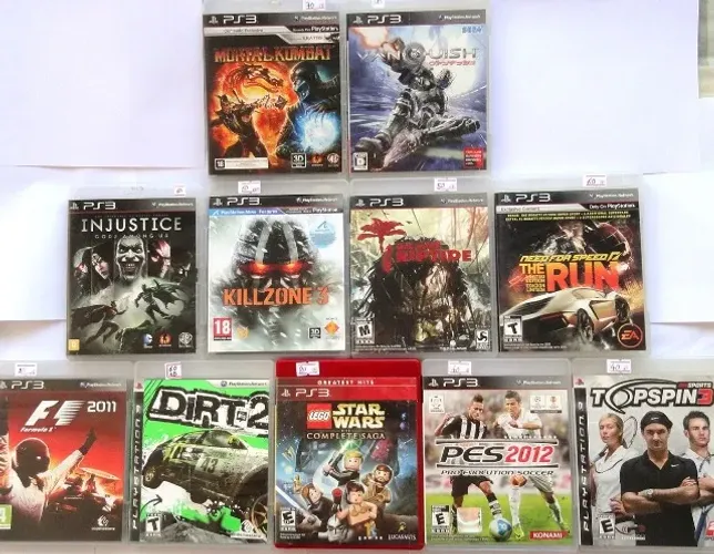 ps3 playstation 3 sony lote com 11 jogos perfeito estado veja anuncio