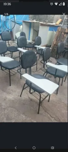 CADEIRAS UNIVERSITÁRIAS COM PRANCHA LATERAL