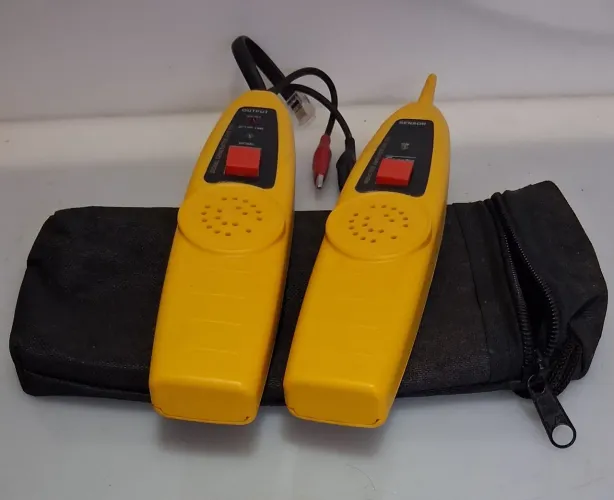 Kit Localizador e testador de cabos de rede Spartec. Usado funcionando. Sem as baterias. 