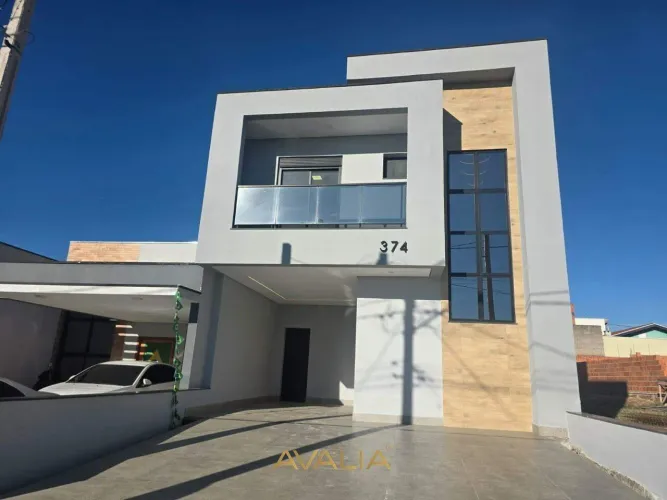 Casa nova no Condomínio Residencial Jardim Toscana Indaiatuba/SP .