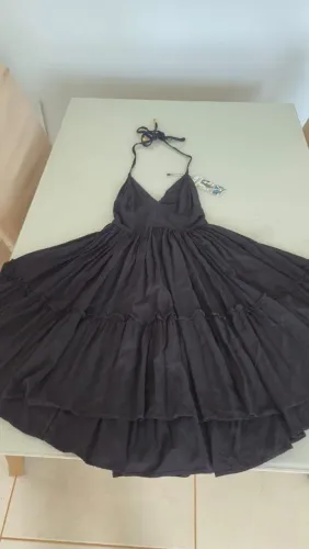 Vestido de viscose