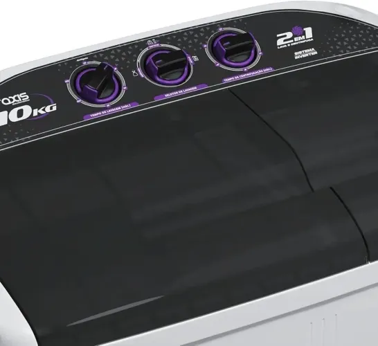 Lavadora semiautomática, 2 em 1, Práxis (lava e centrifuga)