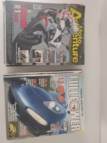 Coleção revistas antigas Moto.