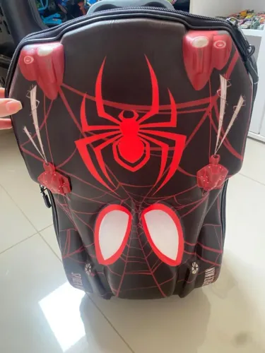 Mochila de rodinha homem aranha