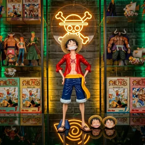 Action Figure Monkey D. Luffy (One Piece)® - 28 cm | Colecionável