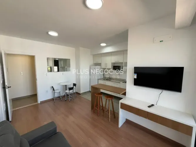 Flat mobiliado | Locação | Edificio Biarritz | Parque Campolim | Sorocaba/SP | 1 suíte | 4