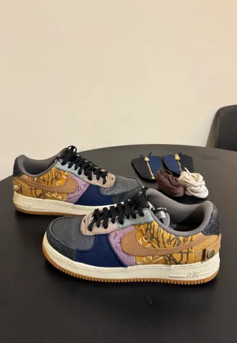 Tênis Travis Scott X Nike Air Force 1 Cactus Jack original