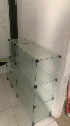 Balcão de vidro