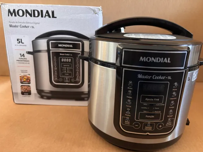 Panela de pressão elétrica Mondial 5l