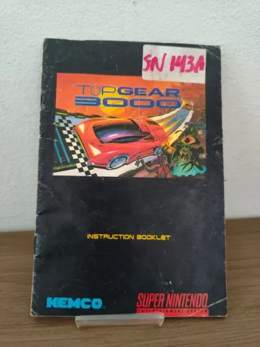 Manual - Top Gear 3000 - Super nintendo