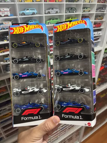 Hot Wheels Five Pack Fórmula 1 Temporada 2025 (Modelo Novo Lançamento 2026)